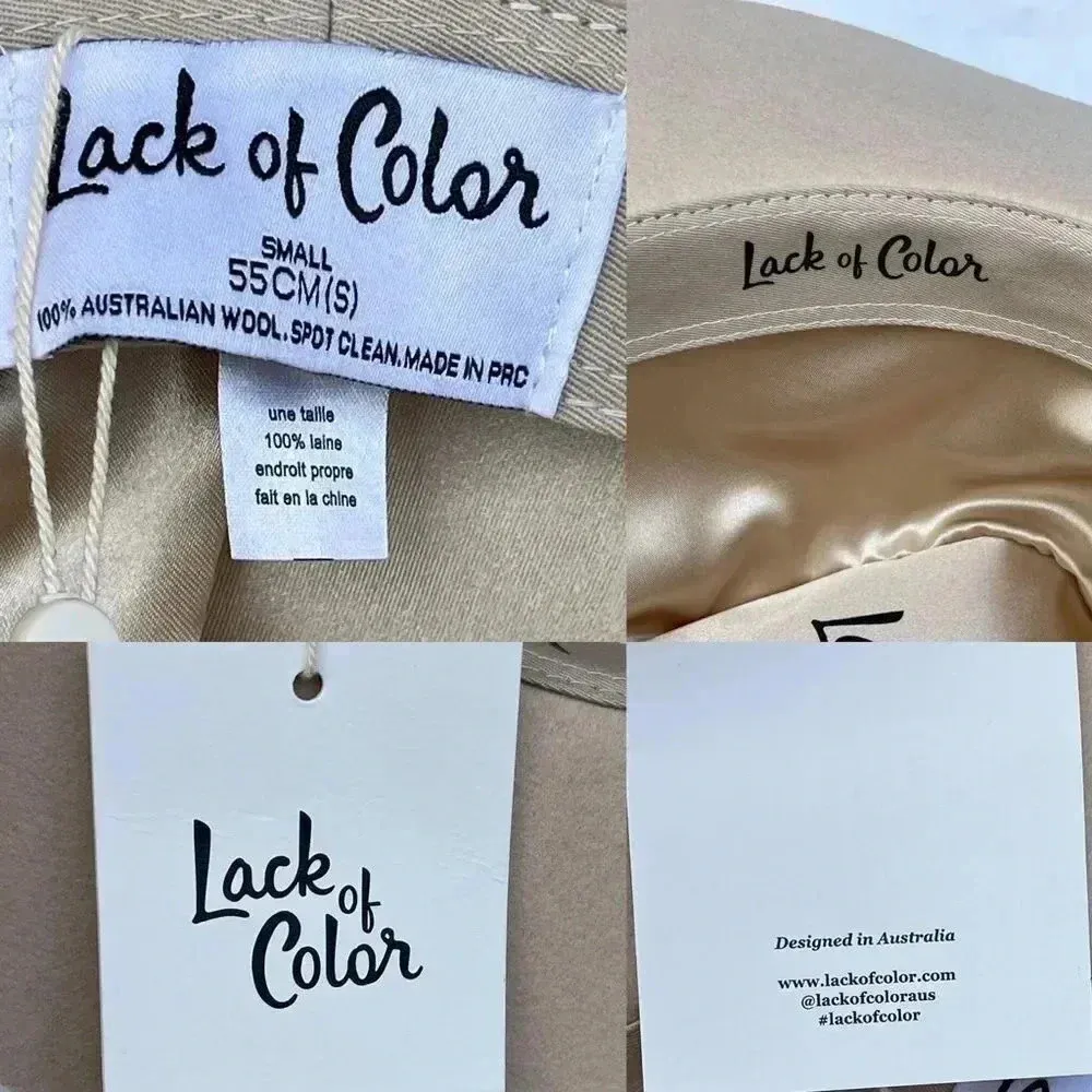 COPY - Lack Of Color Anthropologie Benson Creme/Neutral Tri Hat small - Image 11