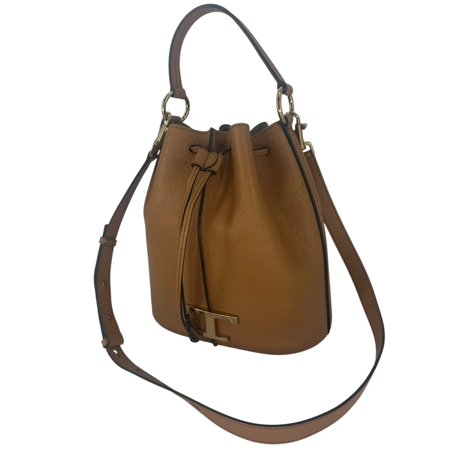 Tod's Timeless Small Leather Bucket Bag - Image 5