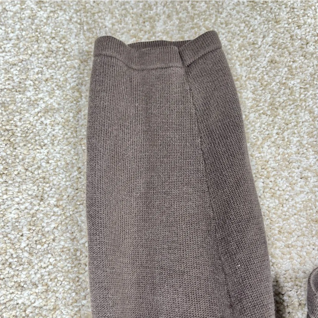 Imperfect J. Jill silk cotton shrug  faded brown layering top medium earth girl - Image 6