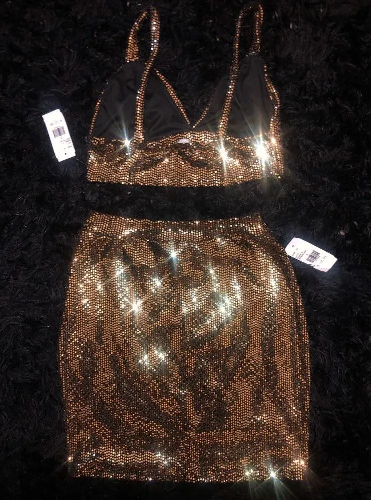 Two Piece Sparkly Set - Image 2