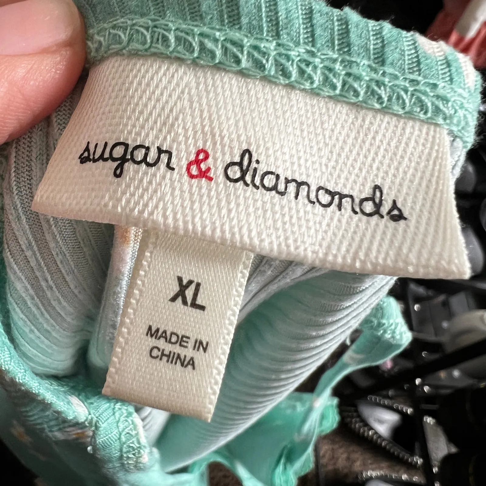 Mint Green‎ Daisy Lace Tank Top, Cottagecore, Coquette, Soft Girl, Fairycore, XL Green - Image 6