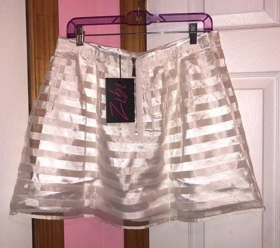 Zibi London White Organza Skirt - Image 4