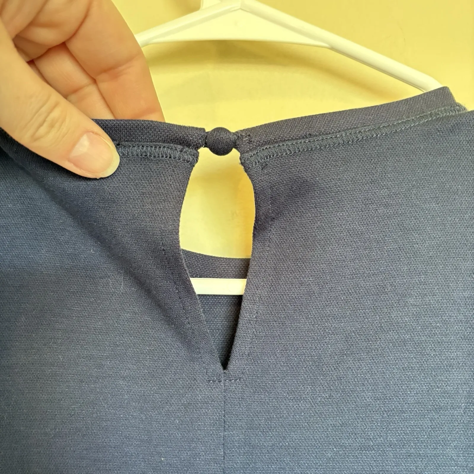 Eileen Fisher Small Petite Women's‎ Navy Sheath Dress - Image 7