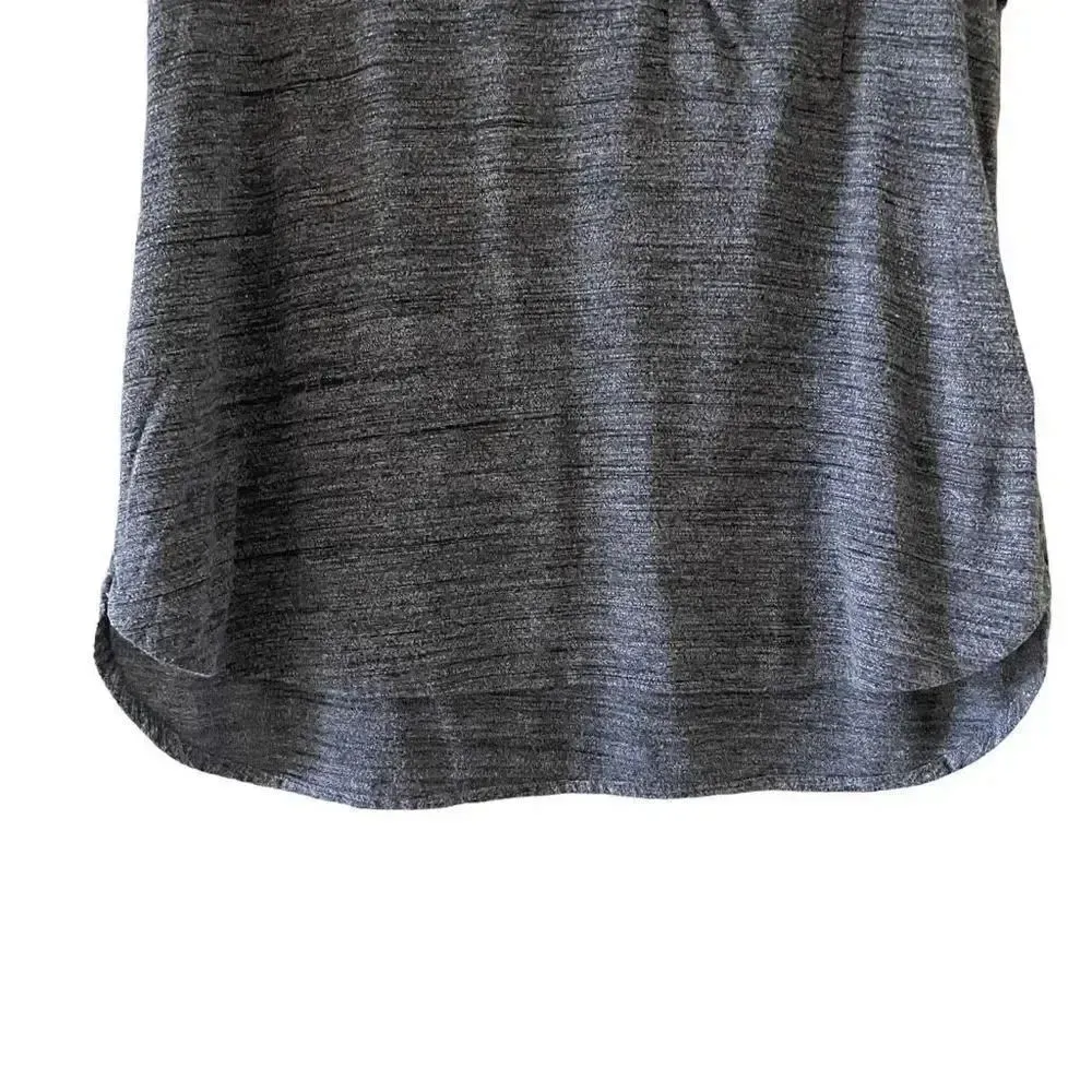 H&M Womens’ Heather Gray Round Neck Running Yoga Sporty SZ M #1109 - Image 4
