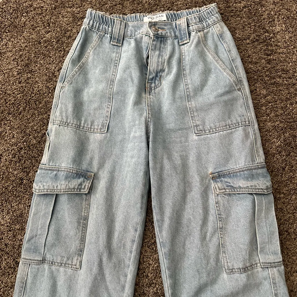 Wax Jean Sky Blue Denim Cargo 0093 - Image 2