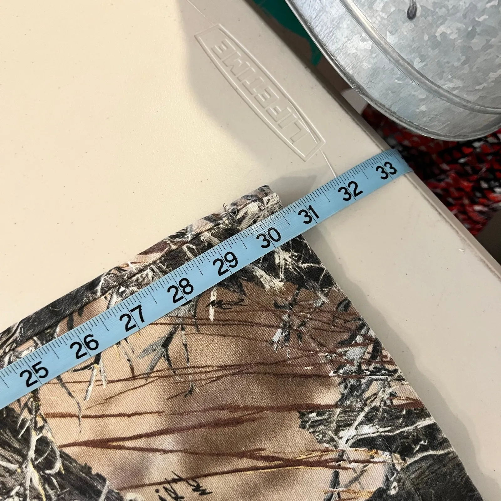 Vintage Worn in Classic Camo Printed High Rise Baggy Pants Size XL Unisex Tan - Image 10