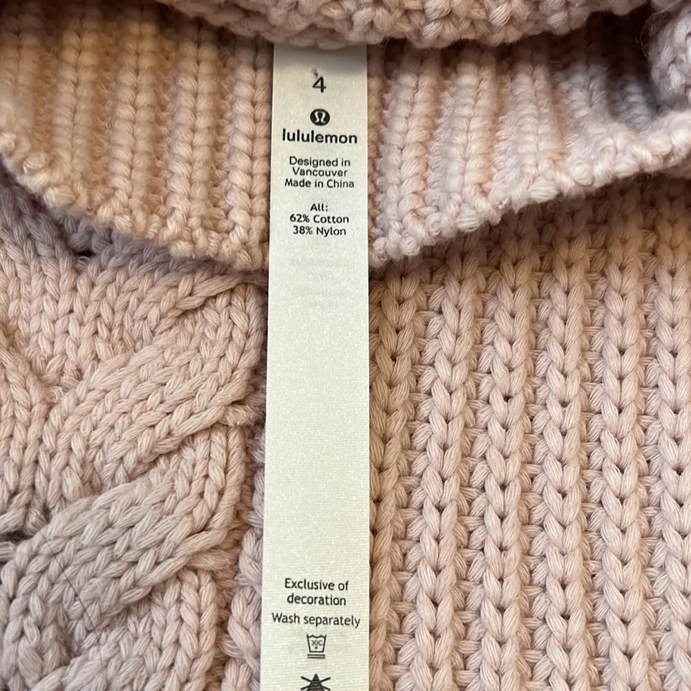 Lululemon Bring The Cozy Turtleneck Misty Pink - Image 7