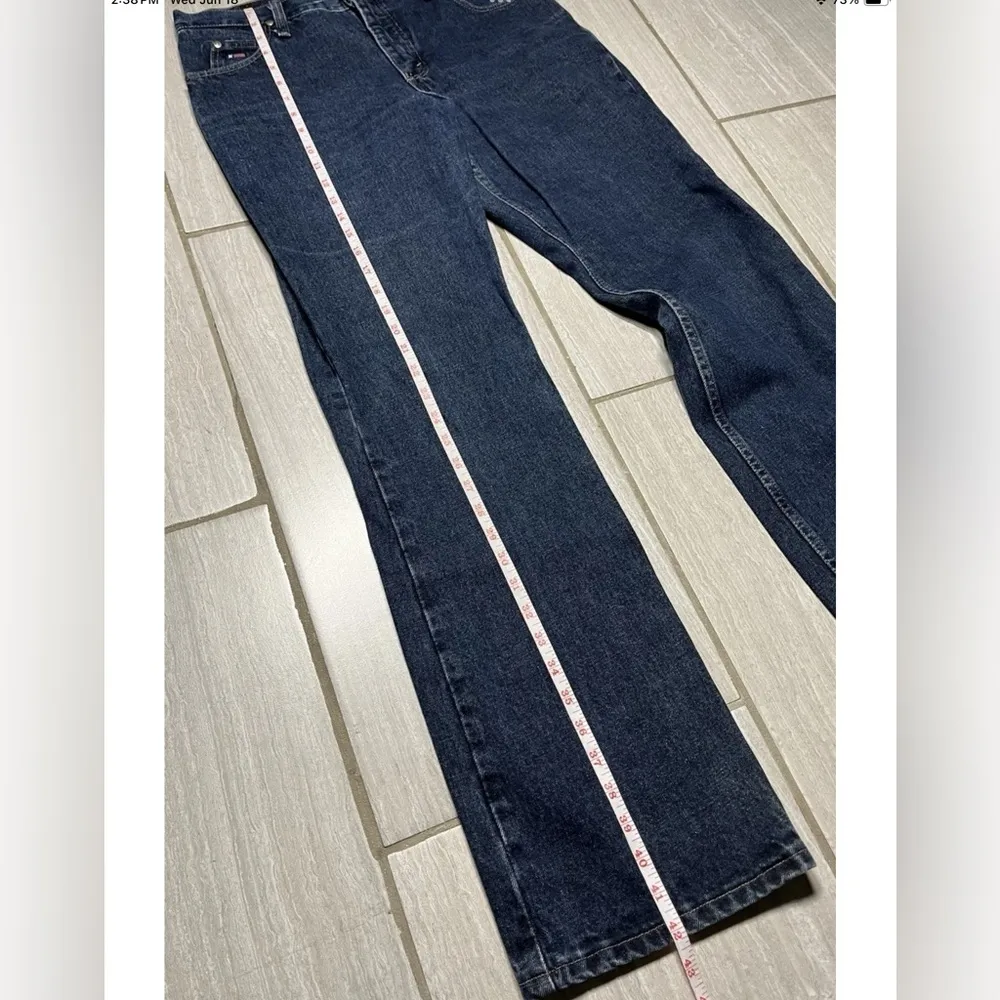 Wrangler Twenty X Jeans Women’s 9/10 x 32 Bootcut Western Blue Denim Pants - Image 8