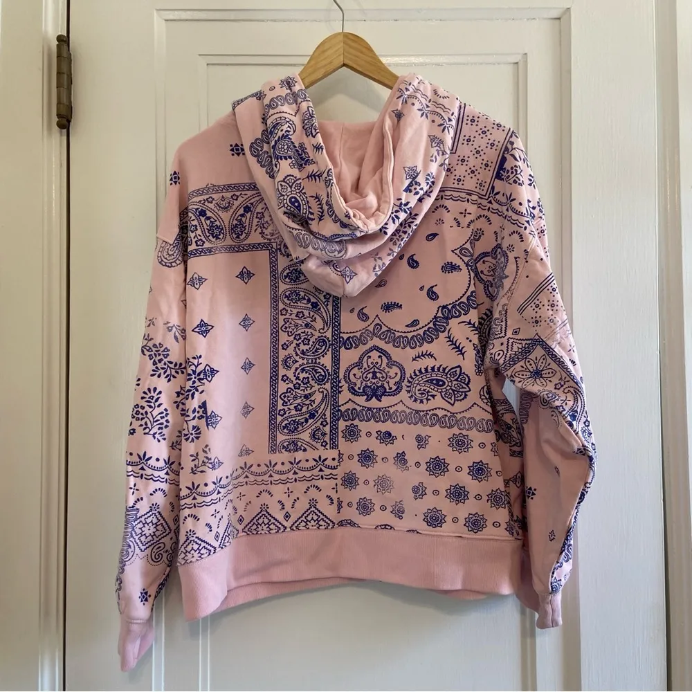 J. Crew Paisley Zip up hoodie - Image 5