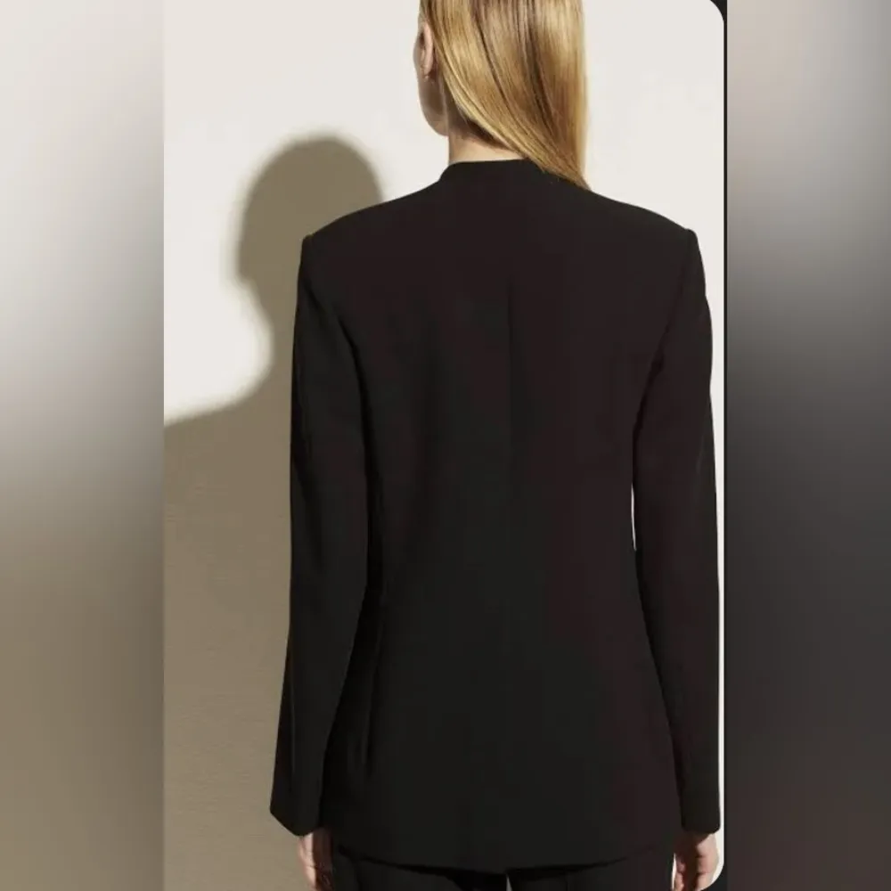 Vince. New Collarless Wool Blend Blazer - Image 5