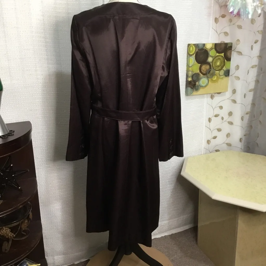 Axcess Long Lightweight Overcoat Purple Size 14 - Image 7