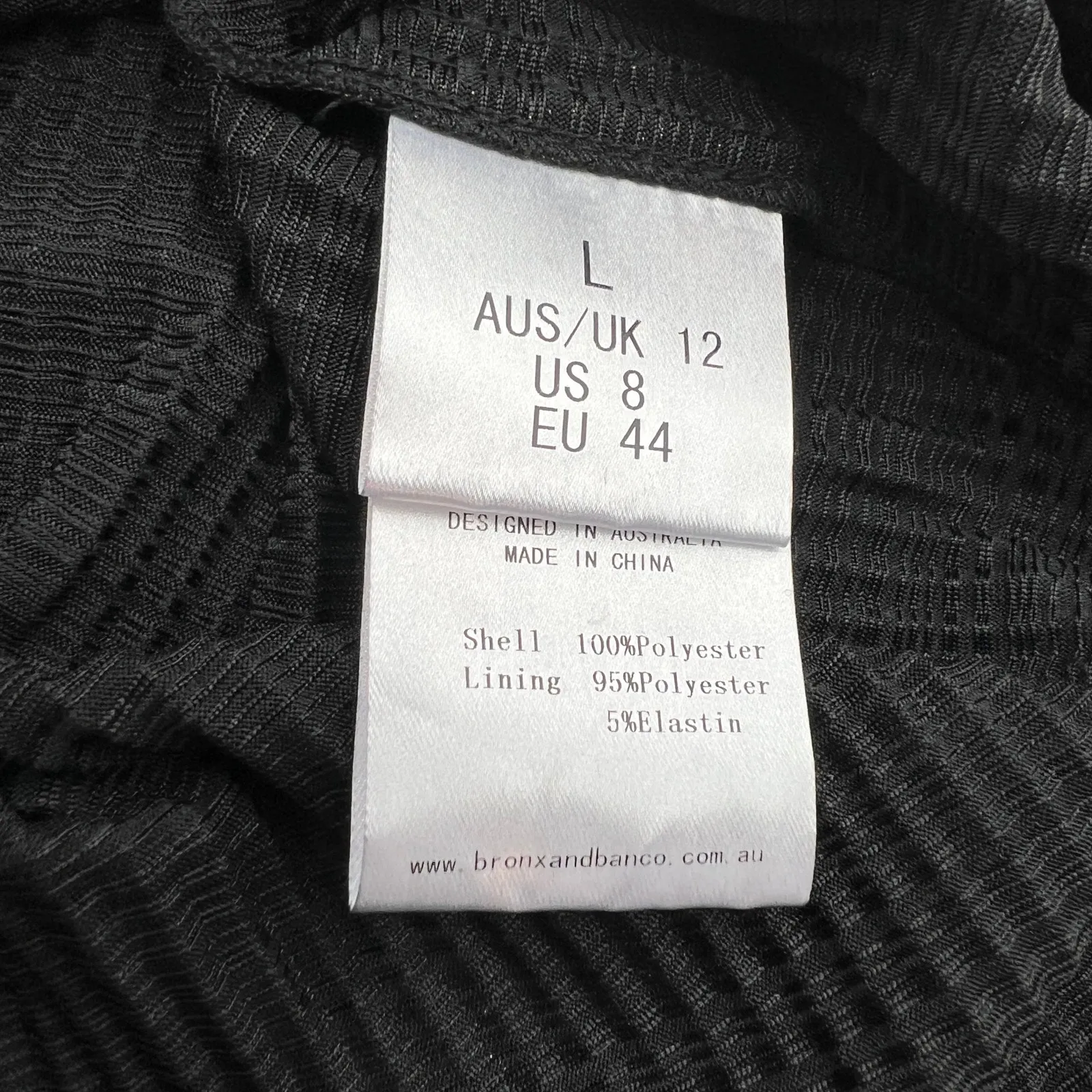 Bronx And Banco Anais Mini Dress Metallic Gold Pleated Size 8 - Image 6