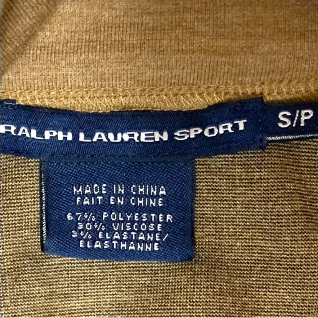 Ralph Lauren Sport Sleeveless Stretch Leather Snap Mock Neck Midi Dress Small - Image 6