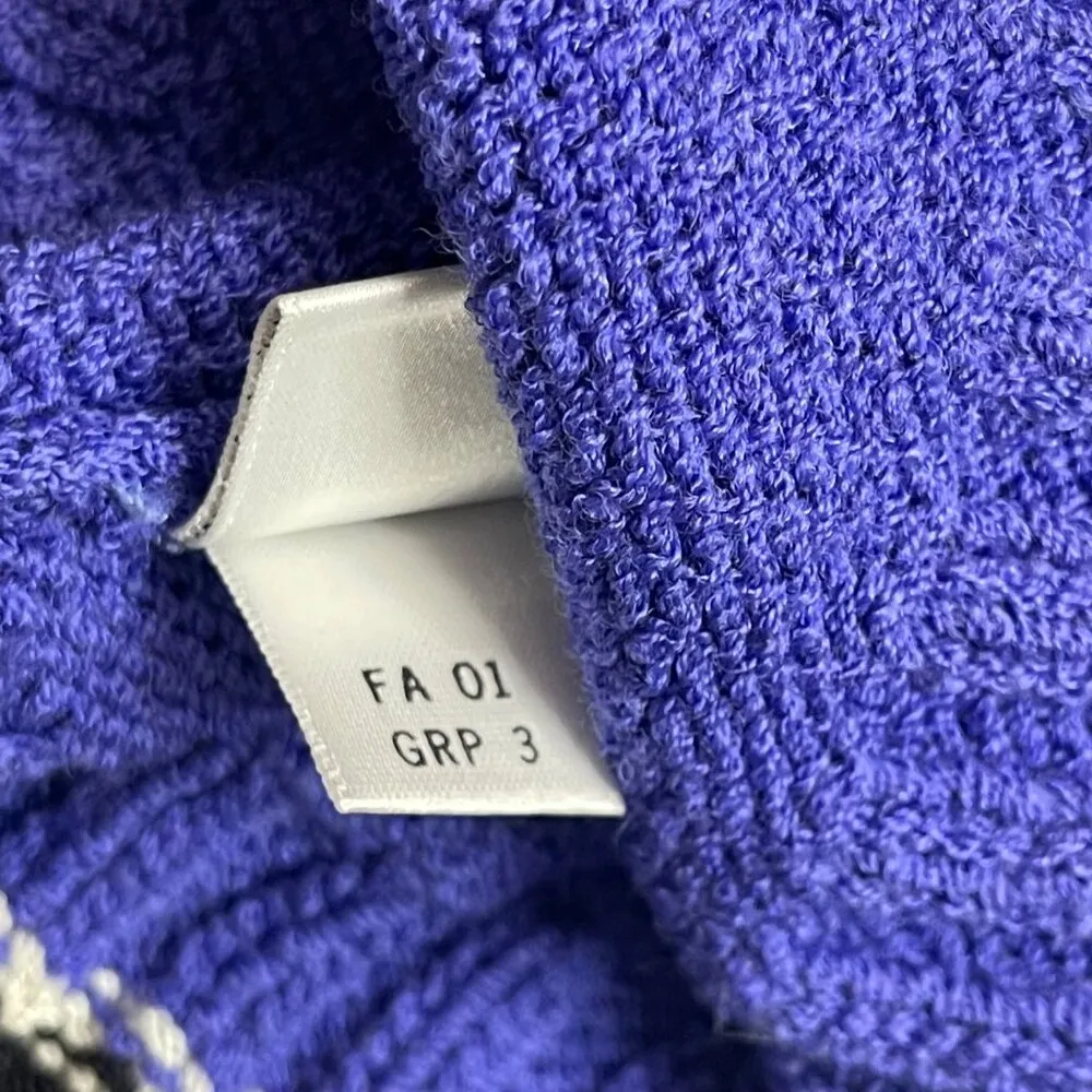 Vintage St. John Sport by Marie Gray Turtleneck Sweater Womens Medium Purple USA - Image 7