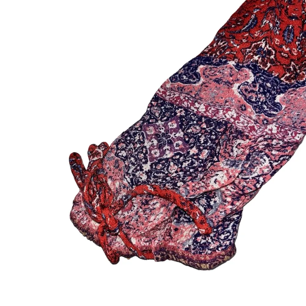 Lucky Brand Long Sleeve Peasant Top size Medium - Image 5