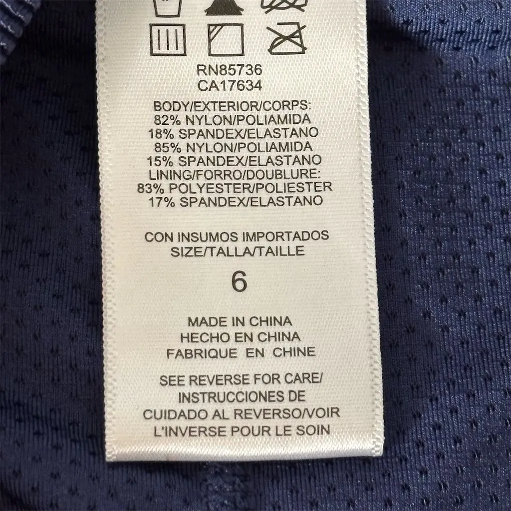 Beach House‎ Sport Women's Blue Striped Athletic Skort Size 6 Tennis Golf - Image 2