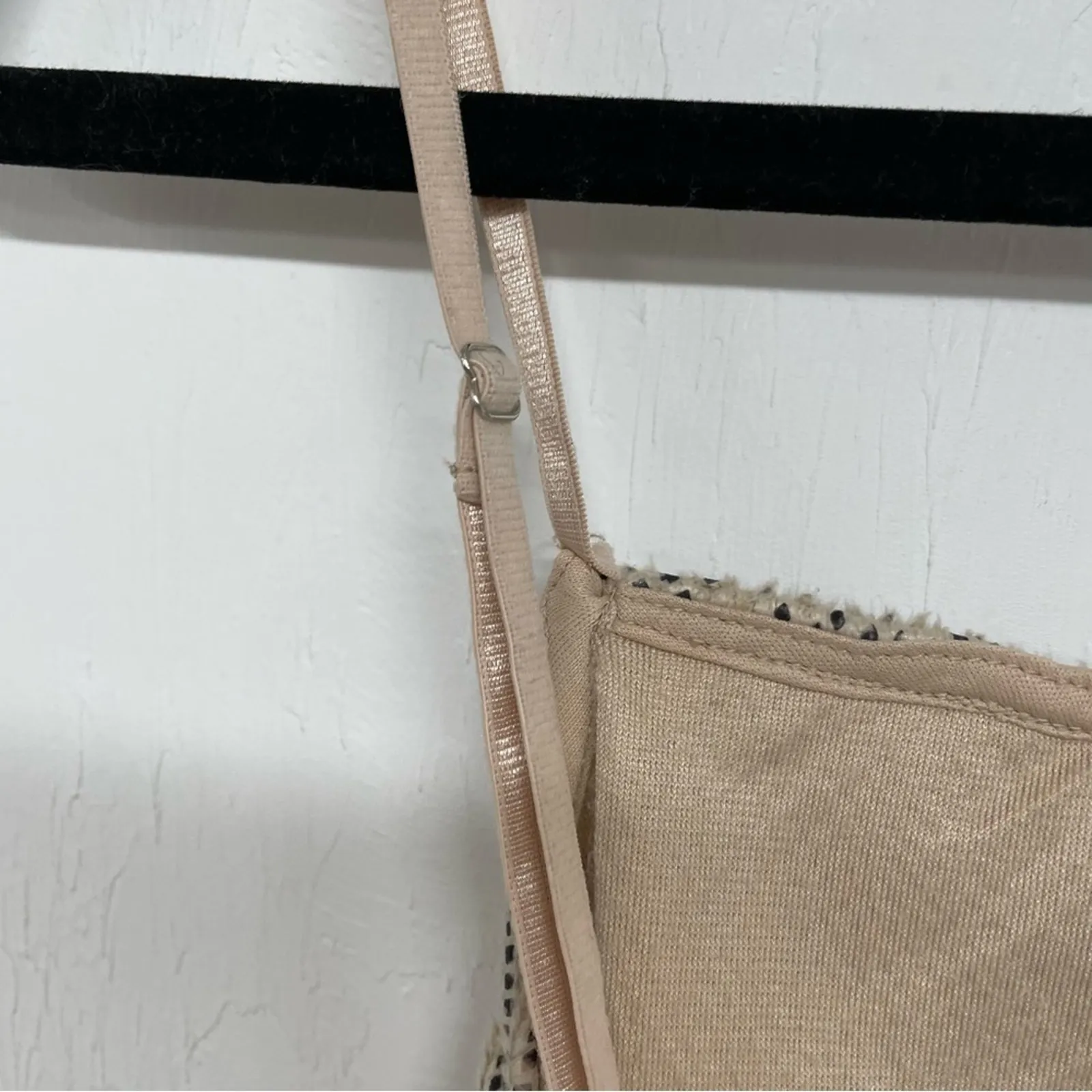 Urban Outfitters Tan Snake Print Mini Dress Open Back Baddie Womens S Sleeveless - Image 4