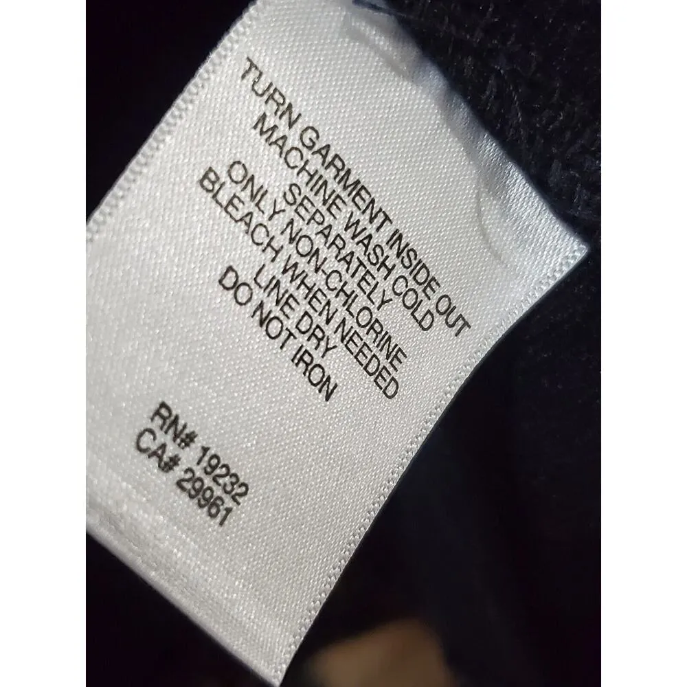 Alfred Dunner Navy Metallic Gold Mandarin Long Sleeve Full Zip Jacket Size 16 - Image 11