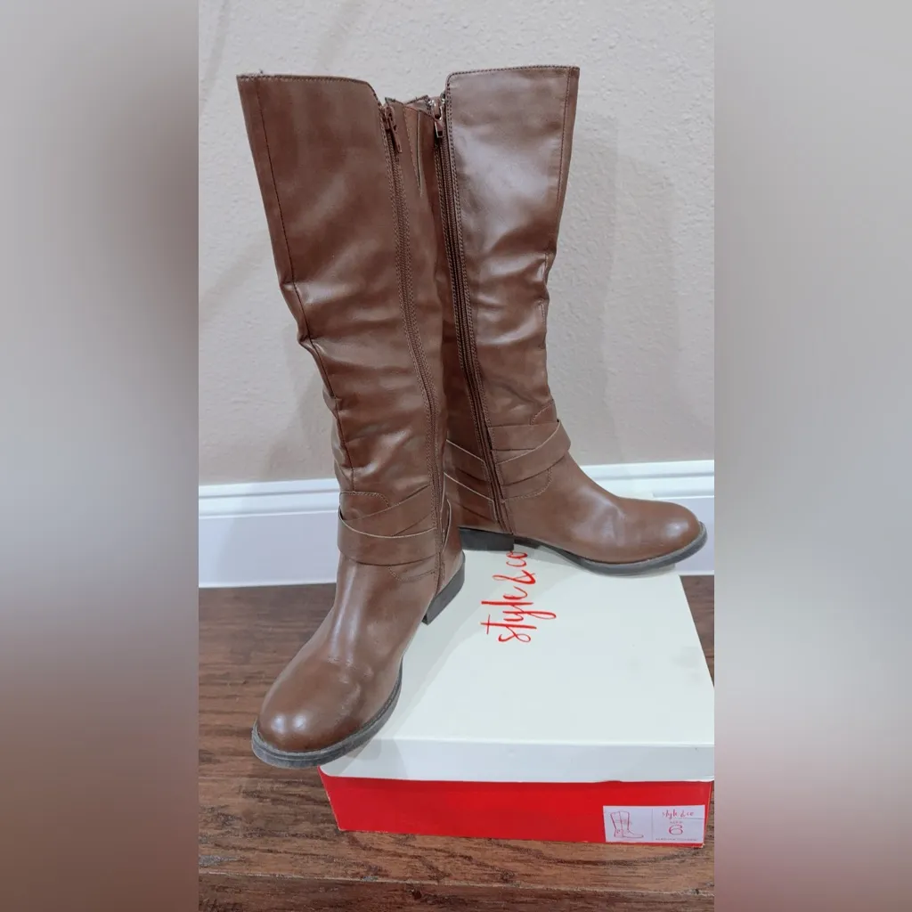 Style & Co. Madixe Brown Boots - Image 2