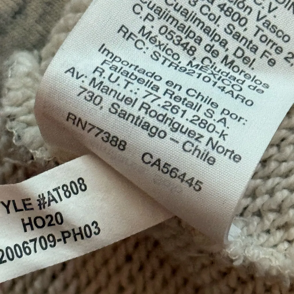 J. Crew Vintage Cotton Terry Crewneck Pullover in Speckle | Grey | XS - Image 6