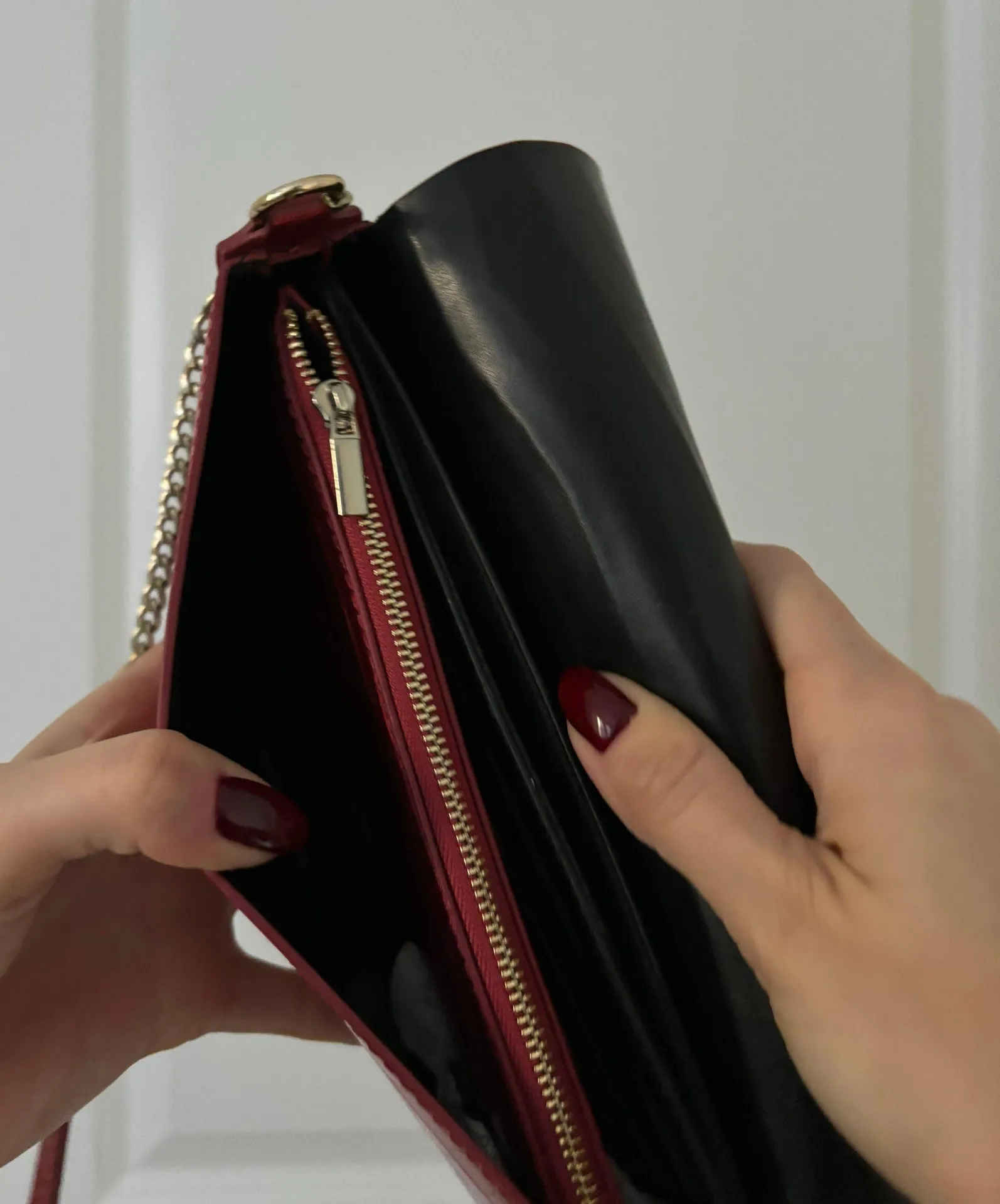 Red Leather Purse - Image 3