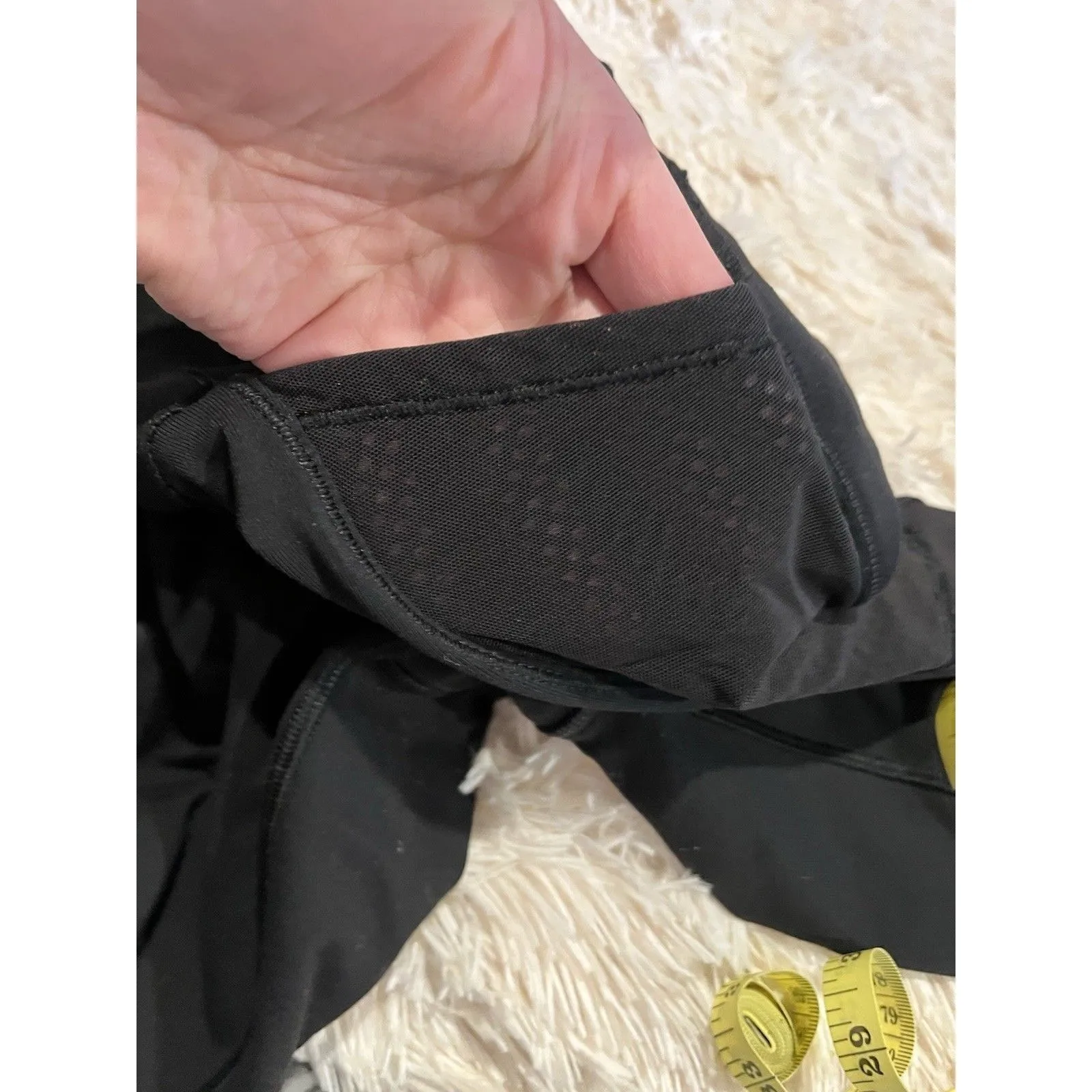 Lululemon pants yoga stretch waist pocket black Size 20x29 See Pics For Size - Image 12