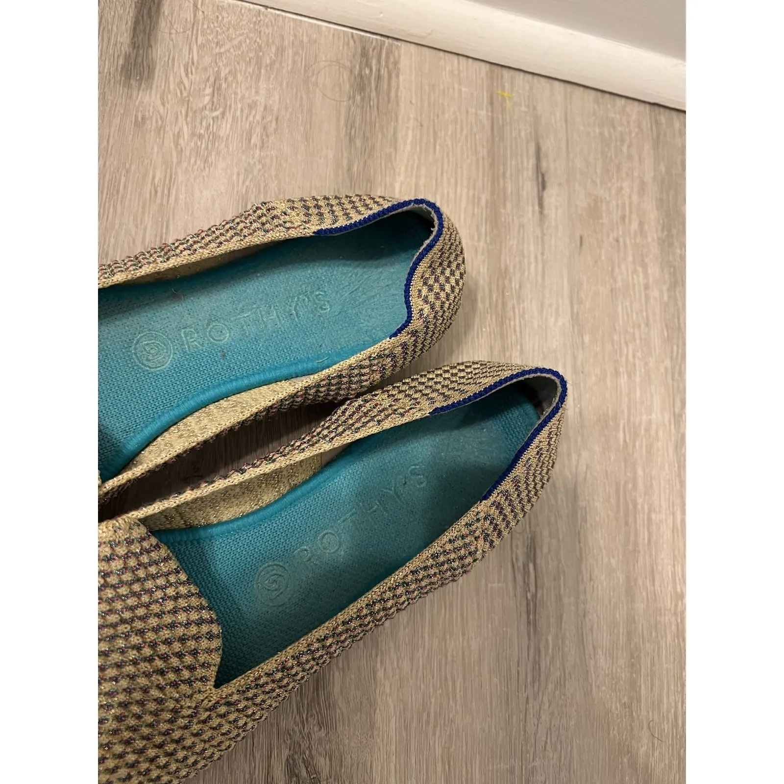 Rothy's The Round Womens W 8Multi Metallic Slip On Loafer Flats‎ Limited Edition - Image 4