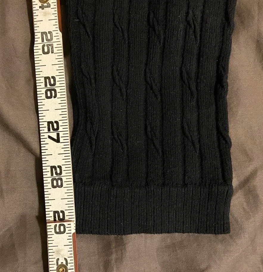 ardene dark grey ribbed footless leggings M/L Gray Size L - Image 5