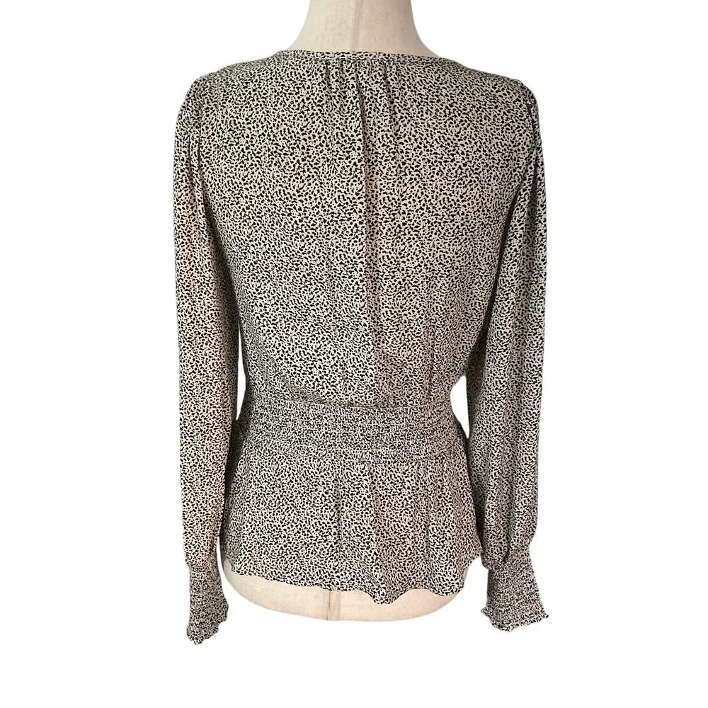 Sienna Sky Black & White Cropped Top Women Blouse Size XS | 31-10 - Image 2