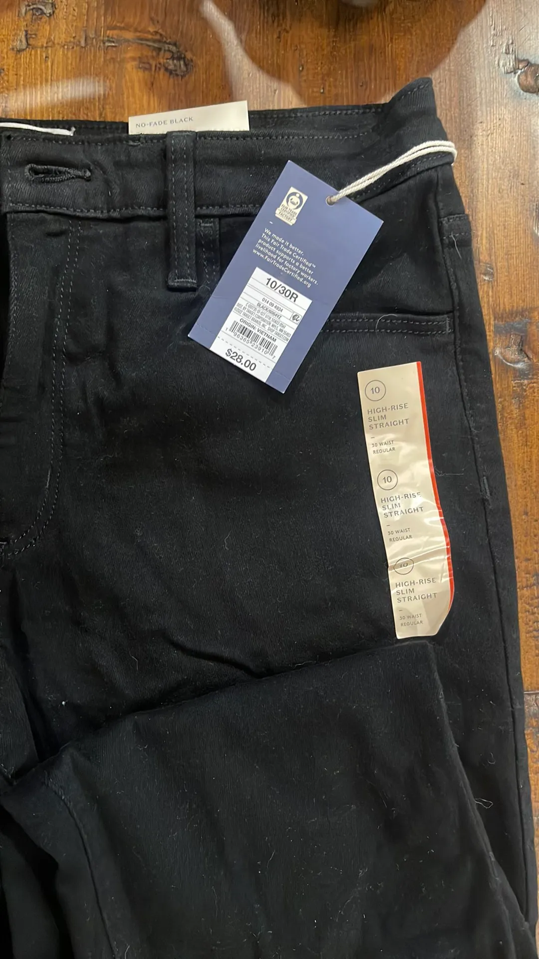 Universal Thread Black Jeans Size 10 - Image 2