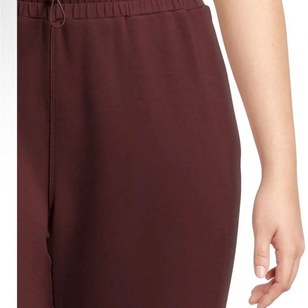 AVIA Pull On Athlesure Pants Size 4X 28W-30W Womens Side Pockets Burgundy New - Image 4