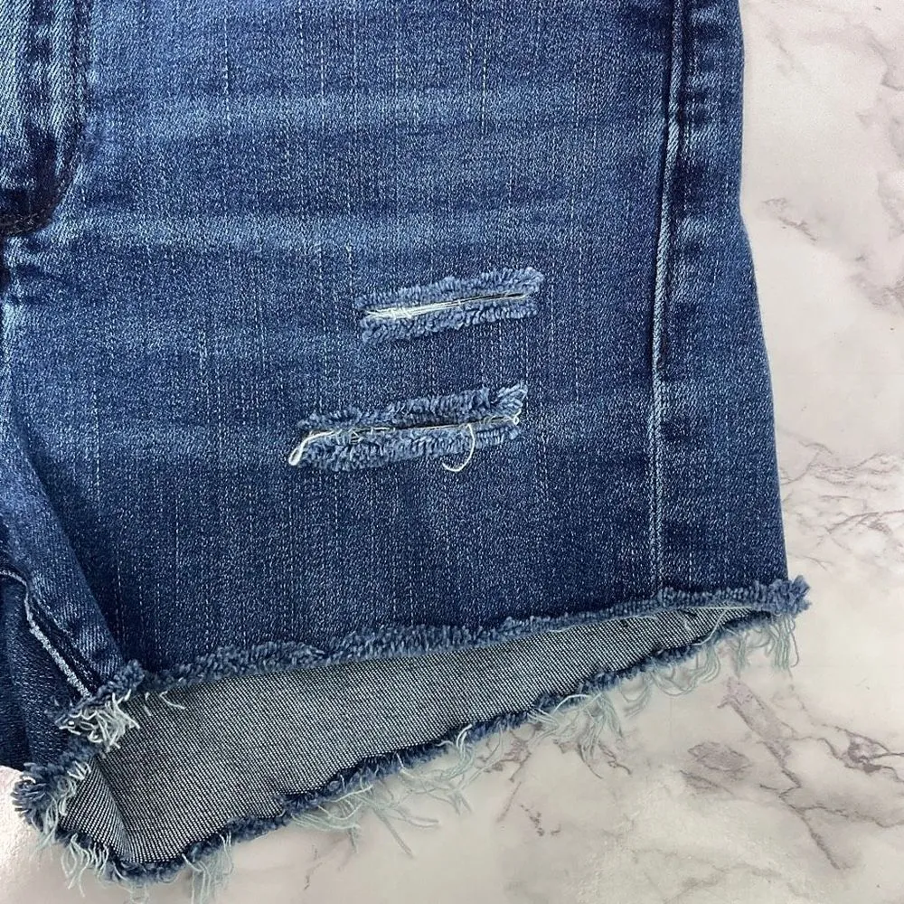 Lucky Brand  Blue Custom Cutoff Denim Jean Shorts 6 28 in - Image 2