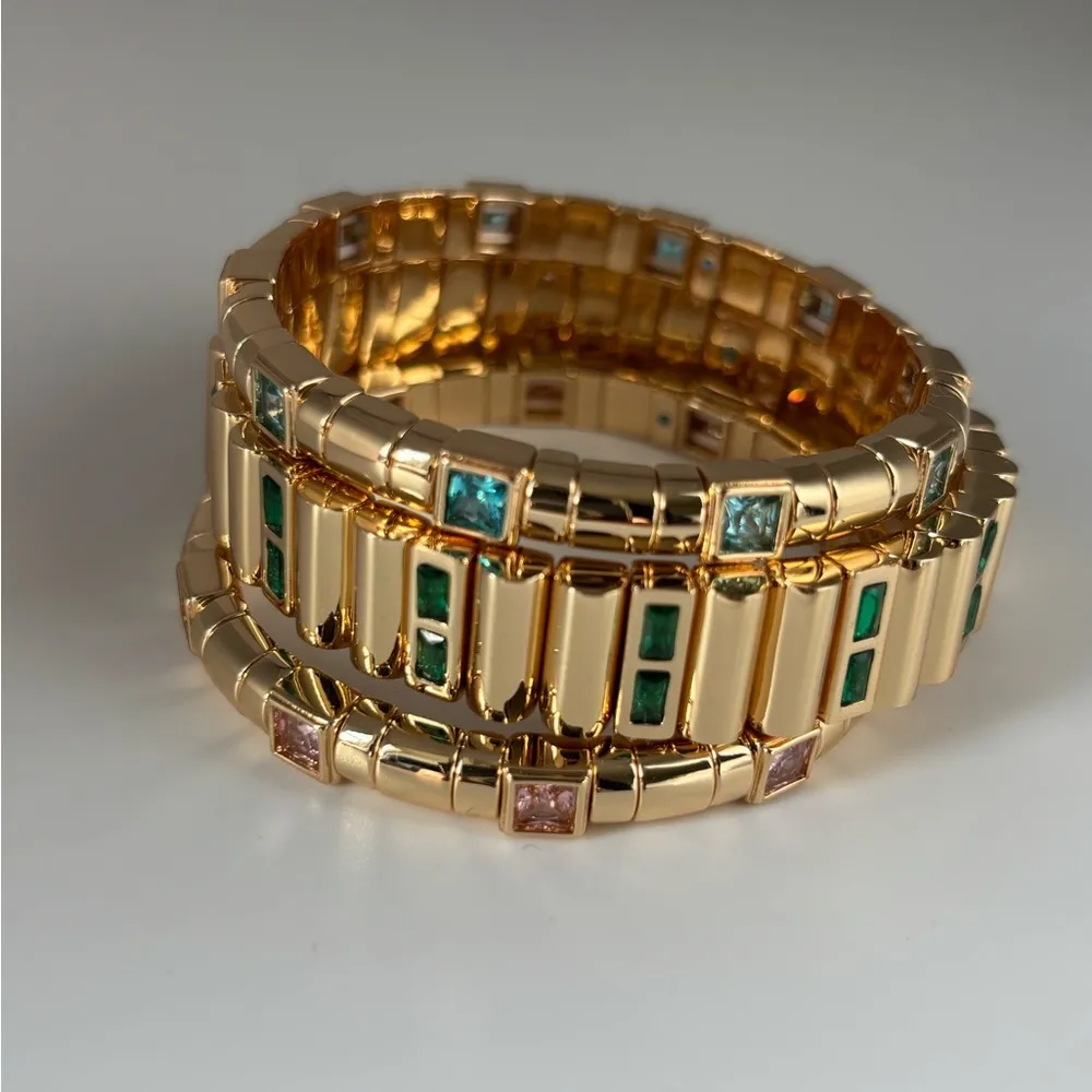 NWOT Roxanne assoulin set of three bracelets - Image 3