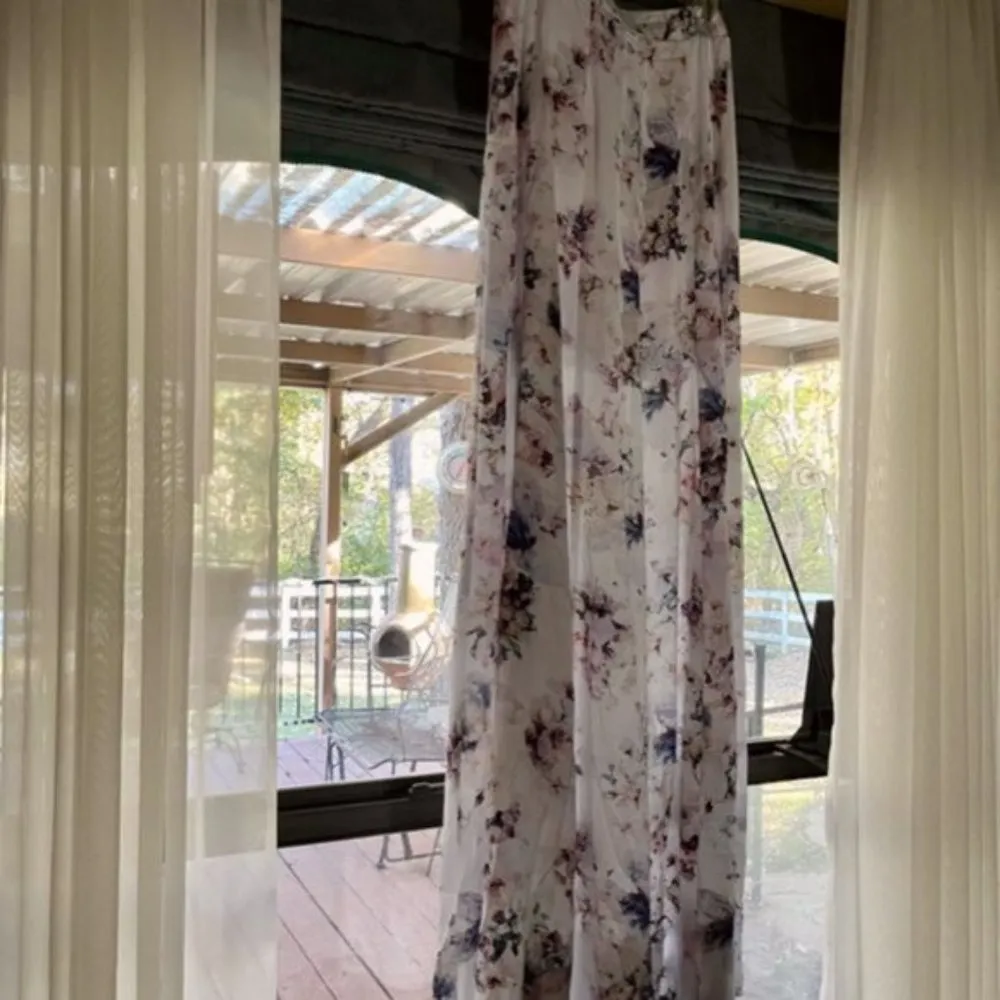 Maxi floral skirt multi colored L - Image 9