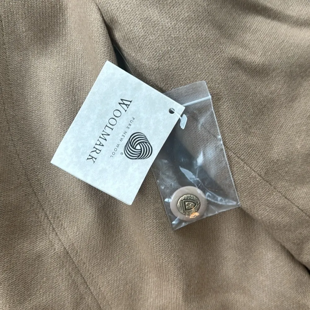 Vintage Requirements Wool Blazer Tan 18T - Image 5