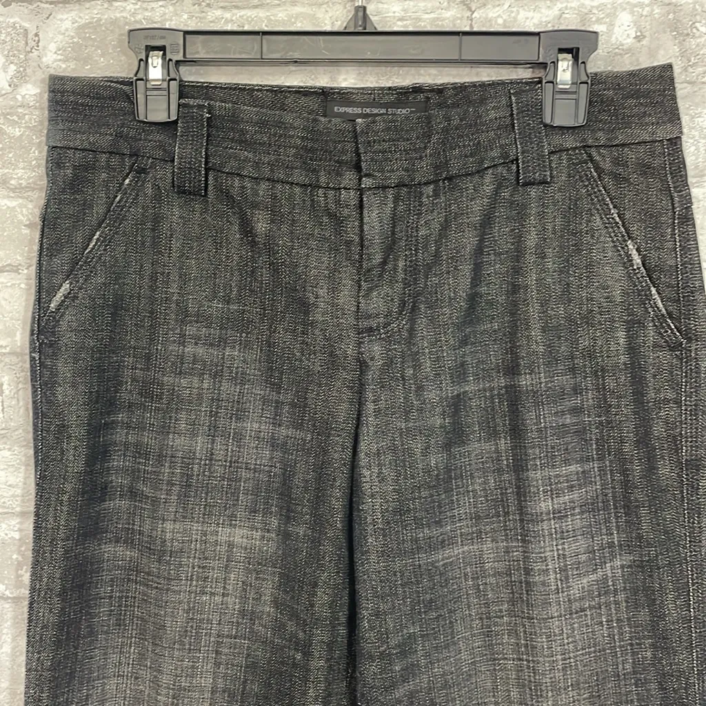 Express Black Editor Wide Leg Jeans - Image 2