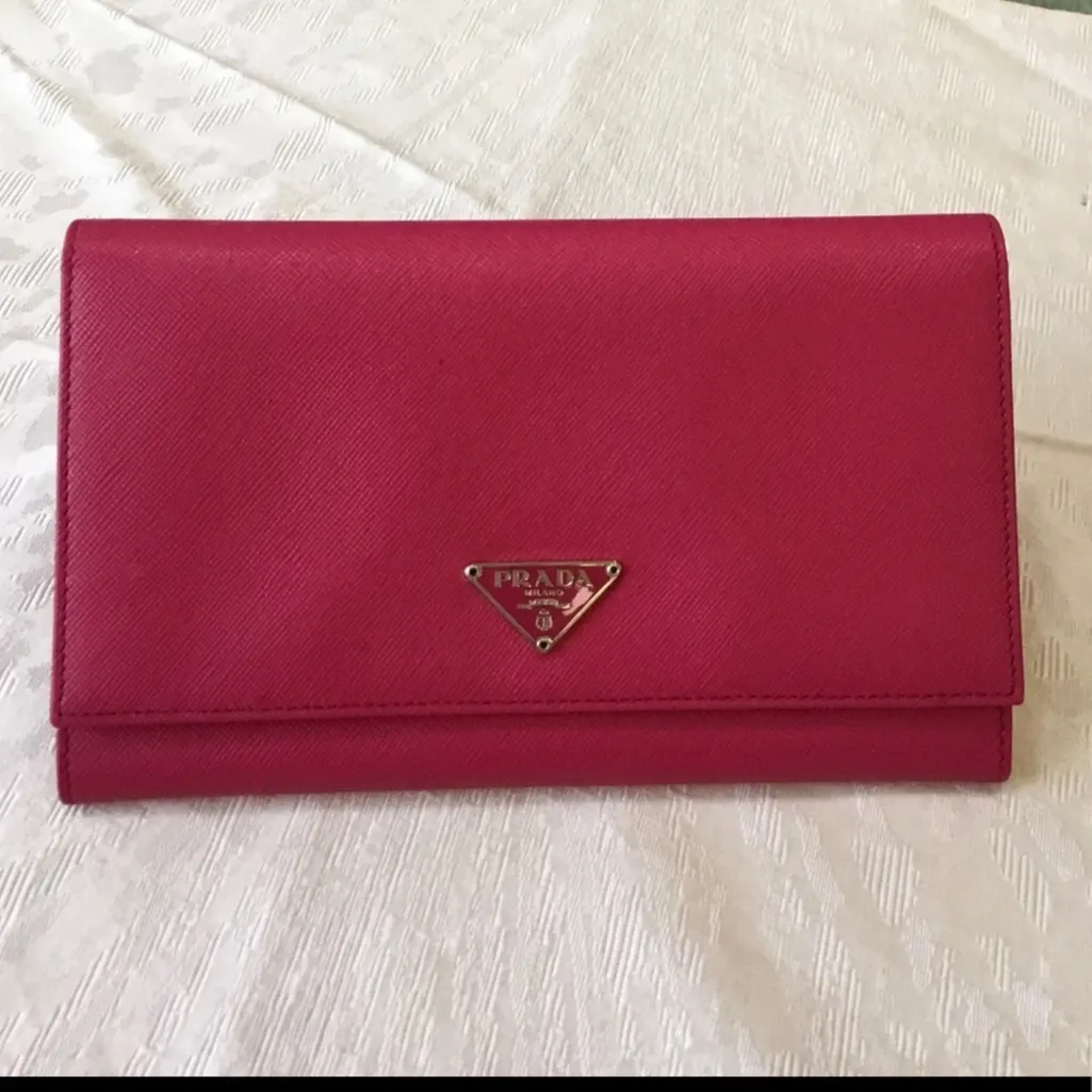 NICE PRADA SAFFIANO leather wallet 👛🌺 - Image 5