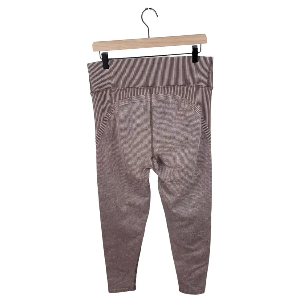 OFFLINE By Aerie Seamless Washed Rib High Waisted Legging Relic Brown Size XL - Image 4