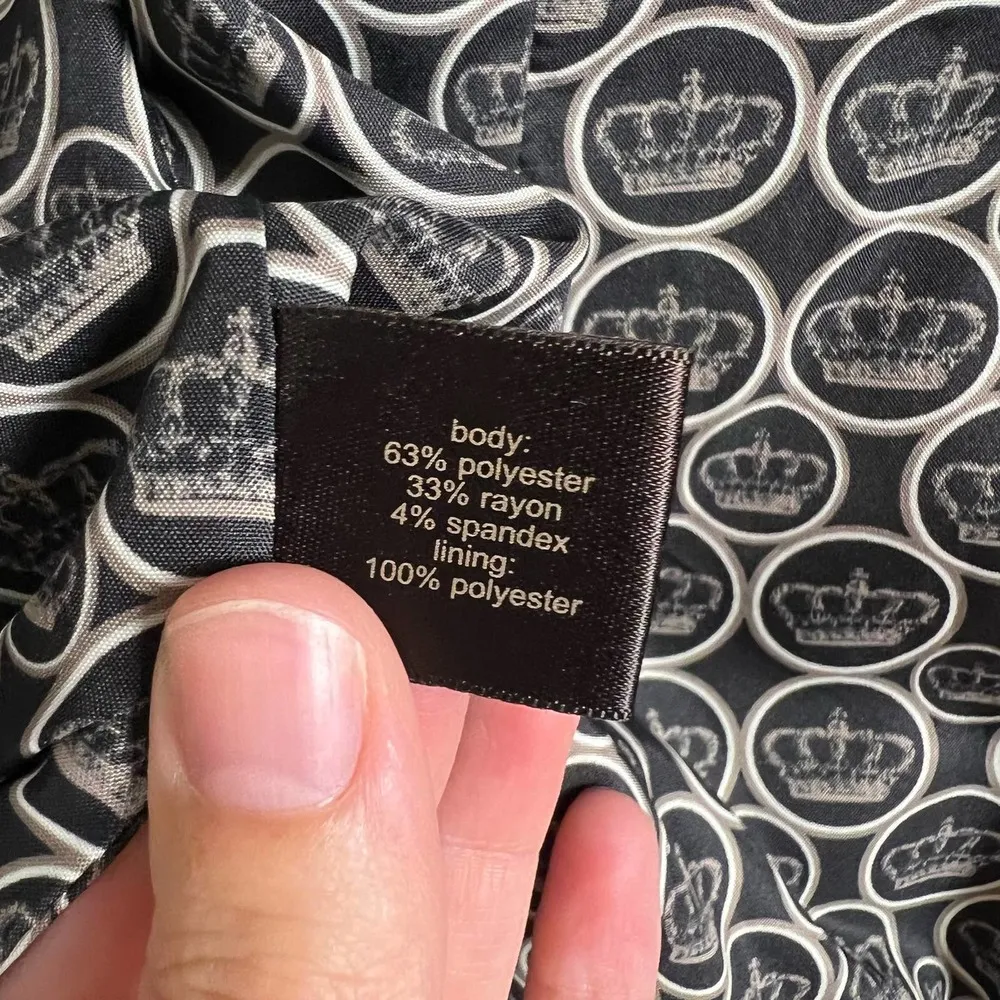 The Limited  Black Single Breasted Button Front Blazer Jacket Size S - Image 8