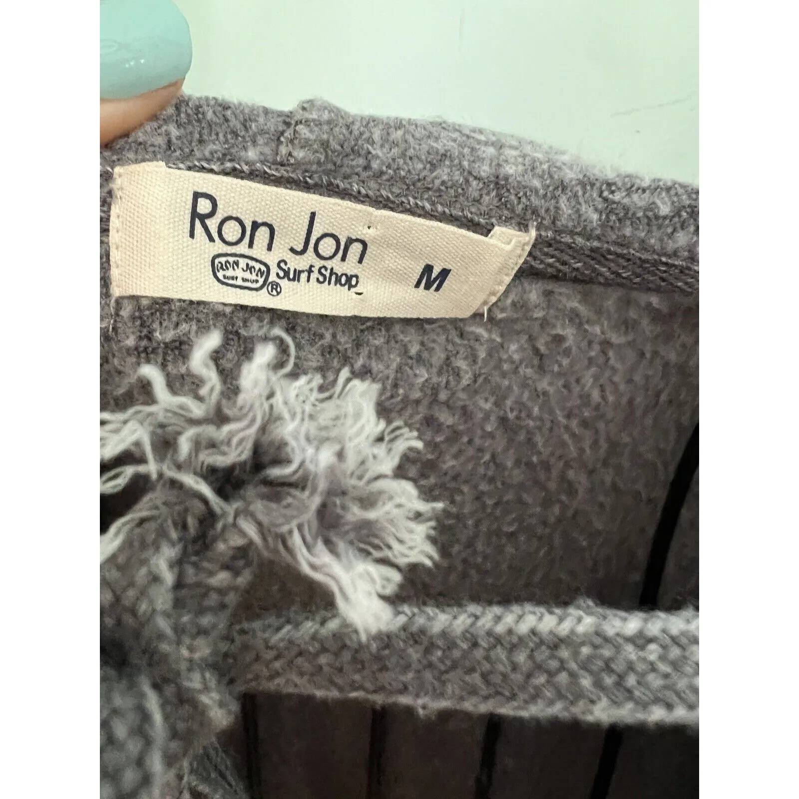 Ron Jon Surf Shop Womens M Ft. Myers‎ Beach Hoodie Tie Sweatshirt Front Pocket Size M - Image 8