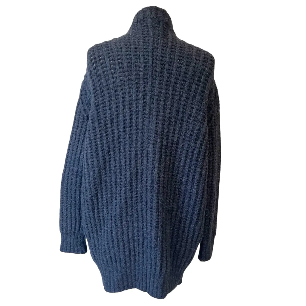 IRO Yahk Chunky Knit Wool Open Front Cardigan Sweater - Image 10