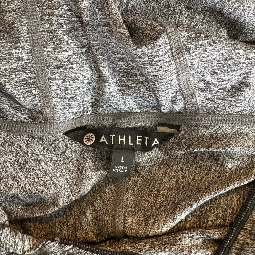Athleta Grey Zip Up Hoodie - Image 3