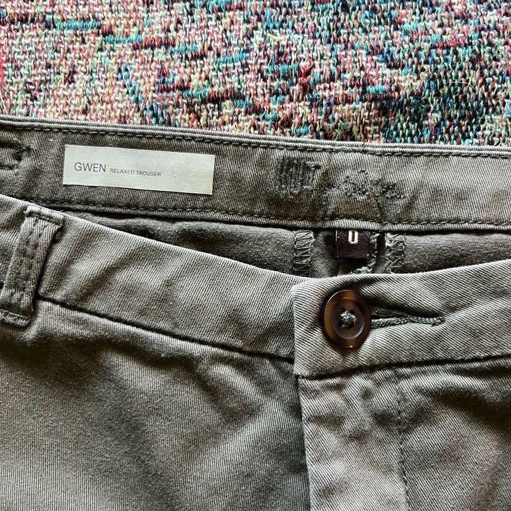 Kut from the Kloth Brown Relaxed Trousers Ankle-Length Chino GWEN SZ 0 Straight - Image 13