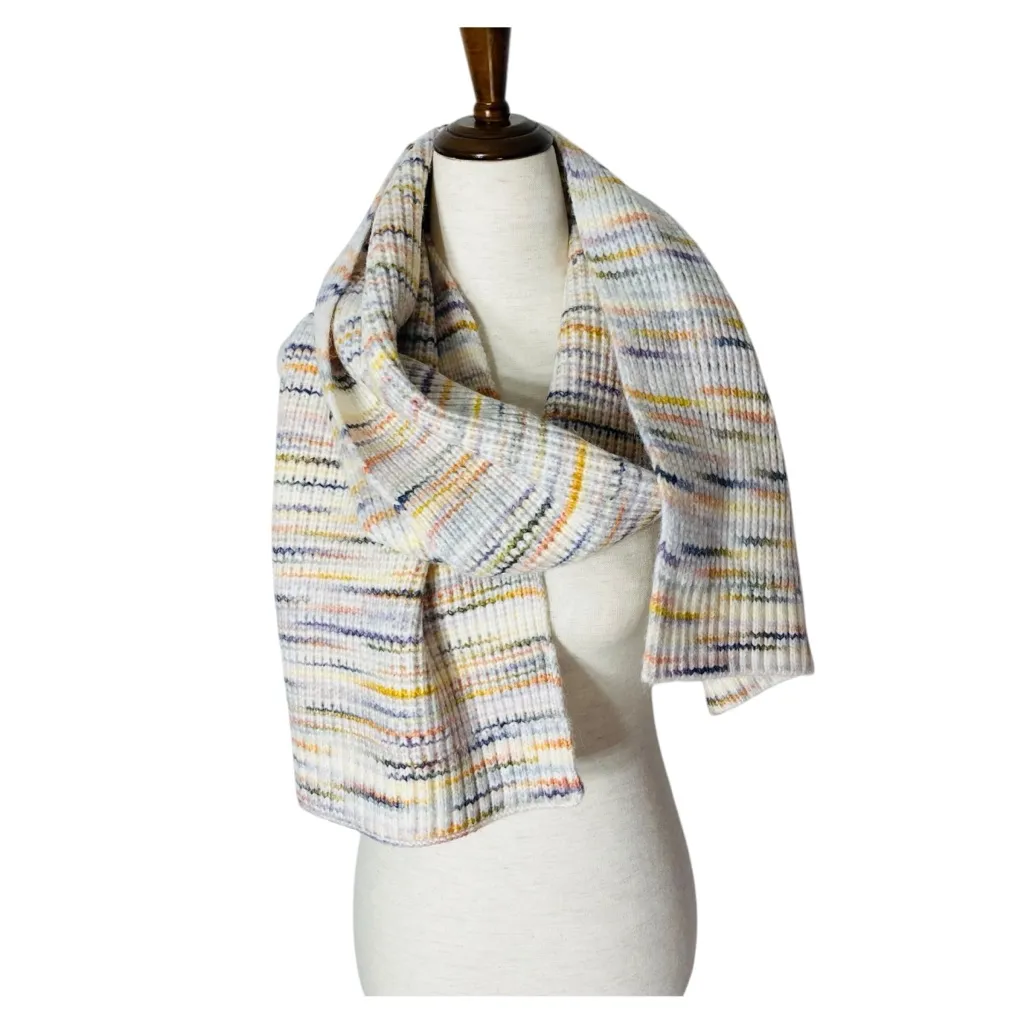 J.Crew NWT  Multicolor Space Dye Knit Scarf - Image 2