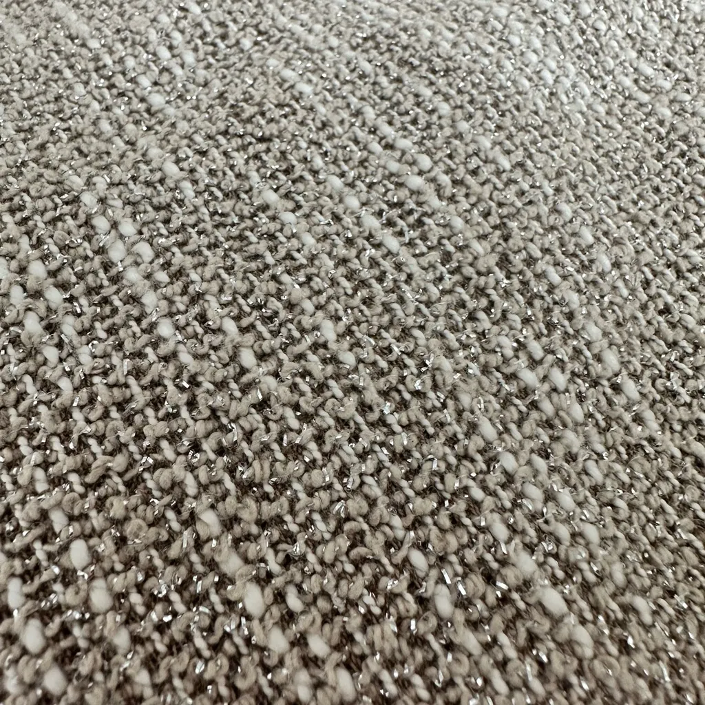 Lafayette 148 New York Beige Gold Sparkly Tweed Knee Length Skirt Pencil Size 14 - Image 9