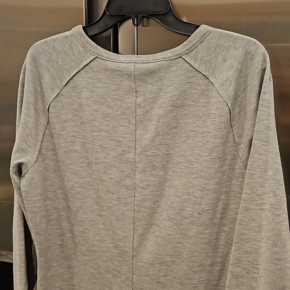 💕REISS💕 Astrid Ruched Long Sleeve Jersey Knit Dress ~ Grey XL NWT - Image 14