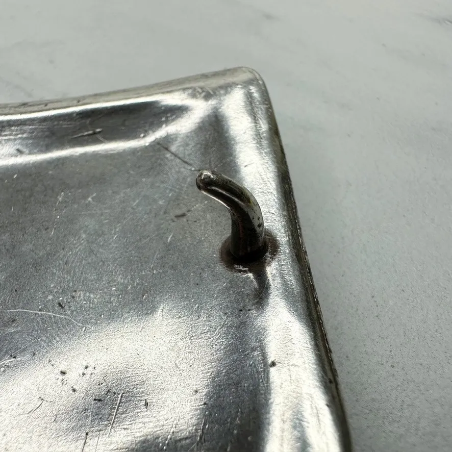 Vintage 1995 Western Rhinestone Belt Buckle Flower Scroll Silver ✨ - Image 11