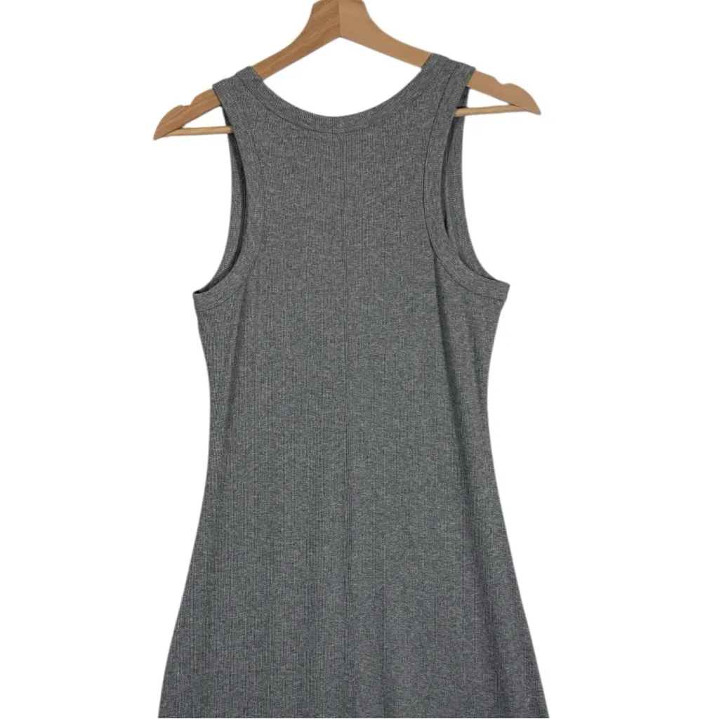 NEW Z  Supply Goodwin Sleeveless Midi Dress Heather Gray Size Small - Image 6