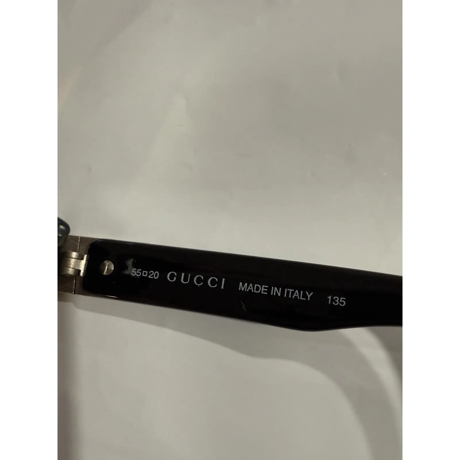 Gucci GG 2411/S‎ 5CC Black Oval Sunglasses Frames 55-20 135 Italy Women's - Image 6