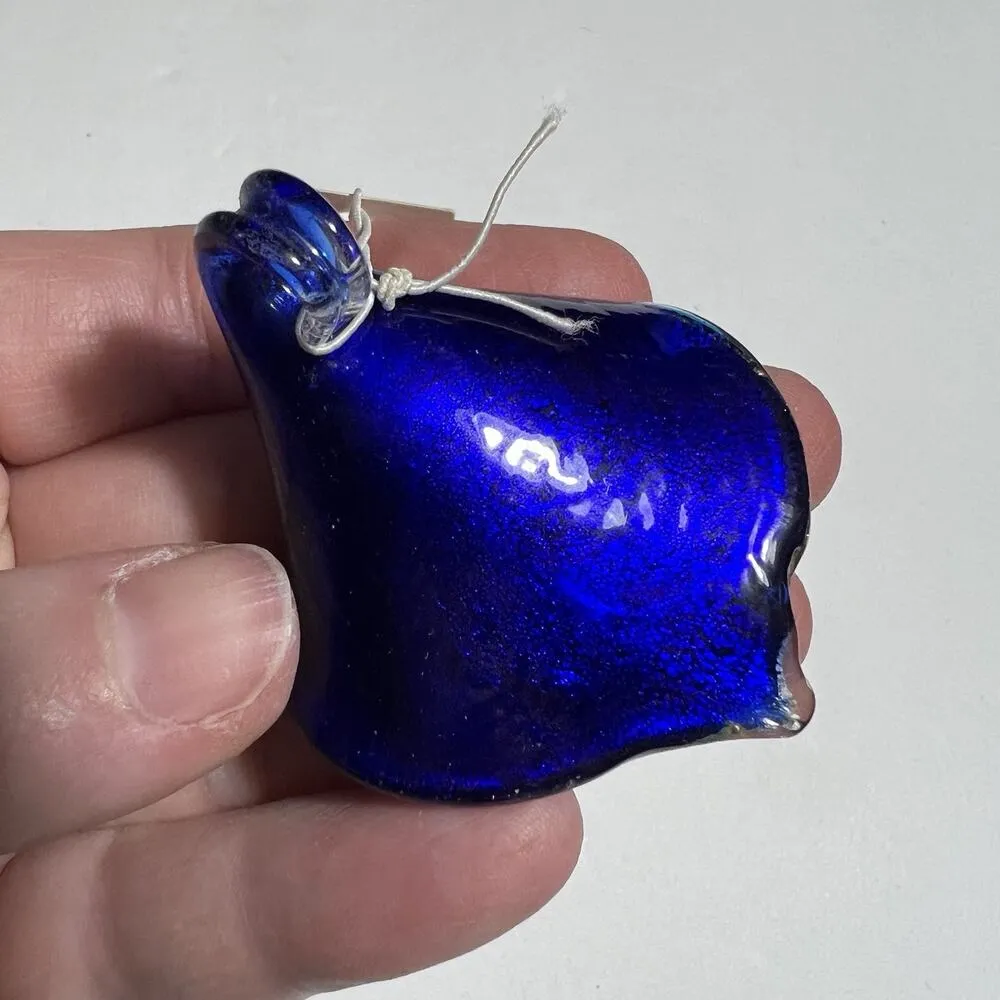 Blue Moon Beads Bead Bazaar Necklace Pendant Murano Style Hand Blown Glass - Image 4